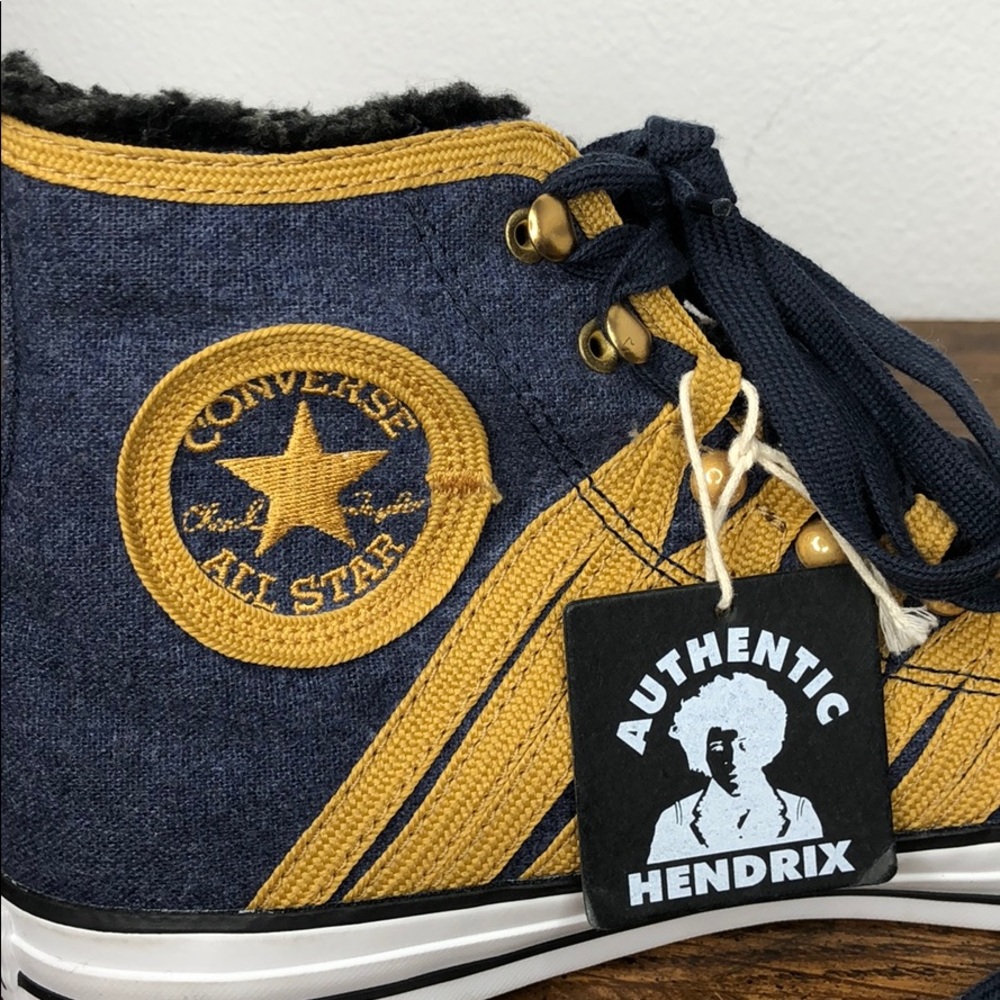 Jimi Hendrix Converse Authentic All Star Shoes - Picture 8 of 16